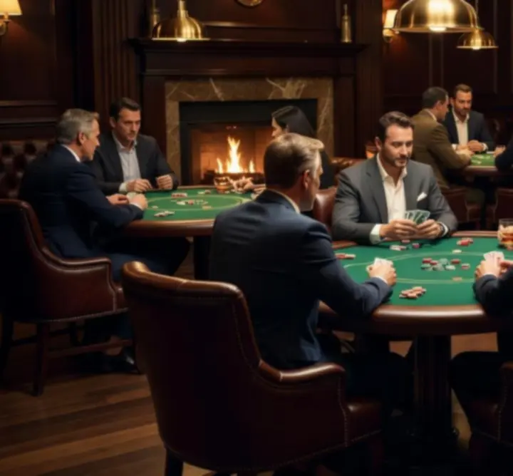 Poker lounge elegant la Association des copropriétaires 